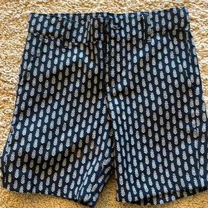 Janie & Jack pineapple self print shorts
